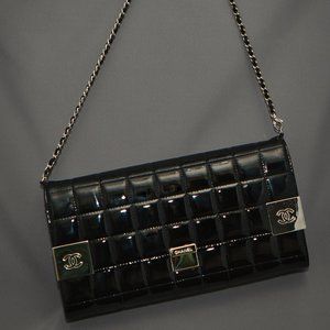 CHANEL Signature Logo Shoulder & Clutch Ba…